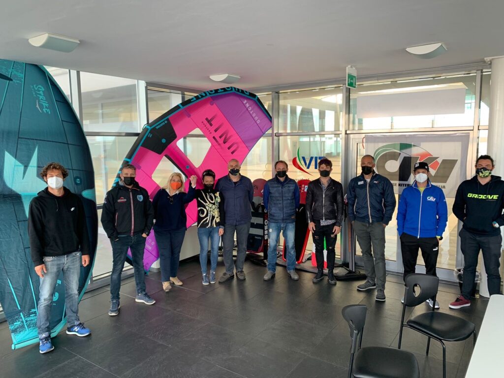 Foto dei membri della classe kiteboard CKWI