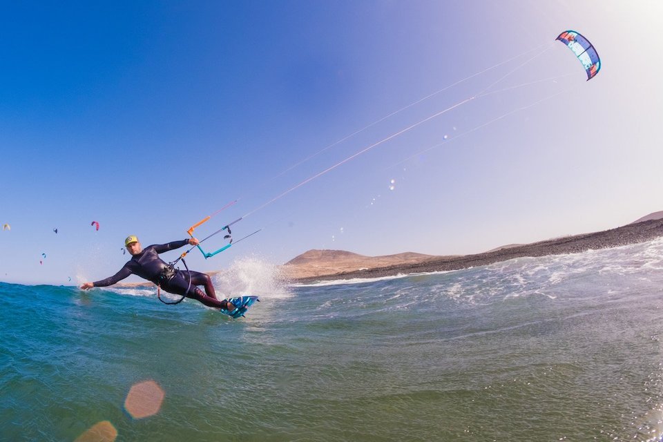 Foto di Kiter alle isole canarie