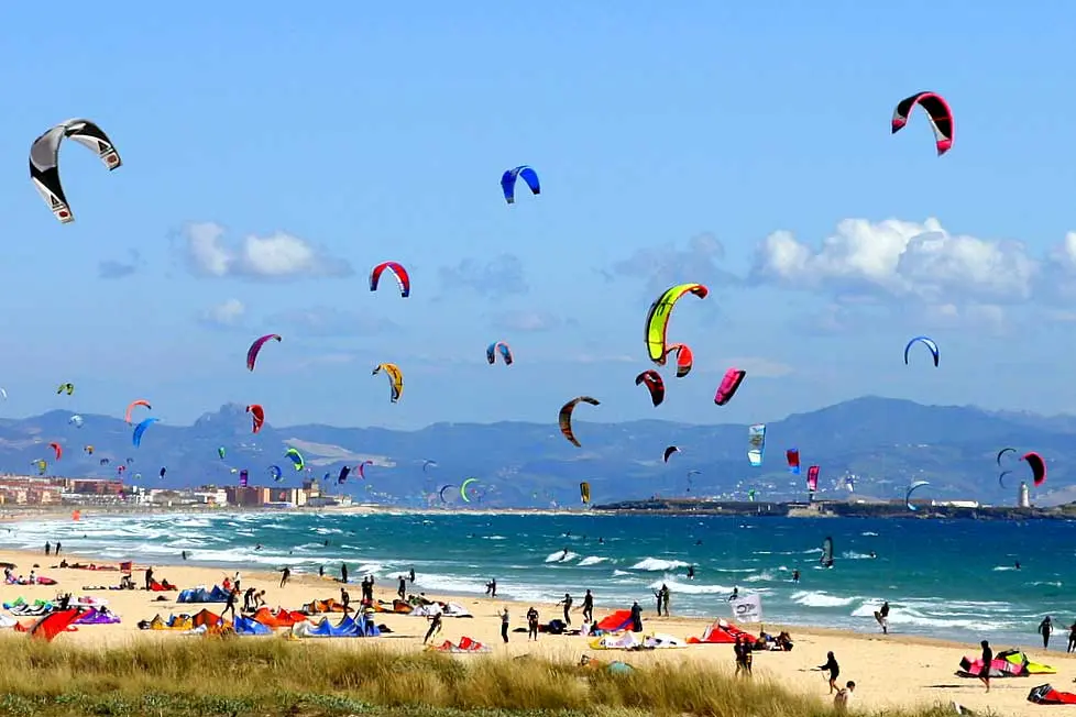 kitesurf tenerife Foto di kite sul mare di Tenerife