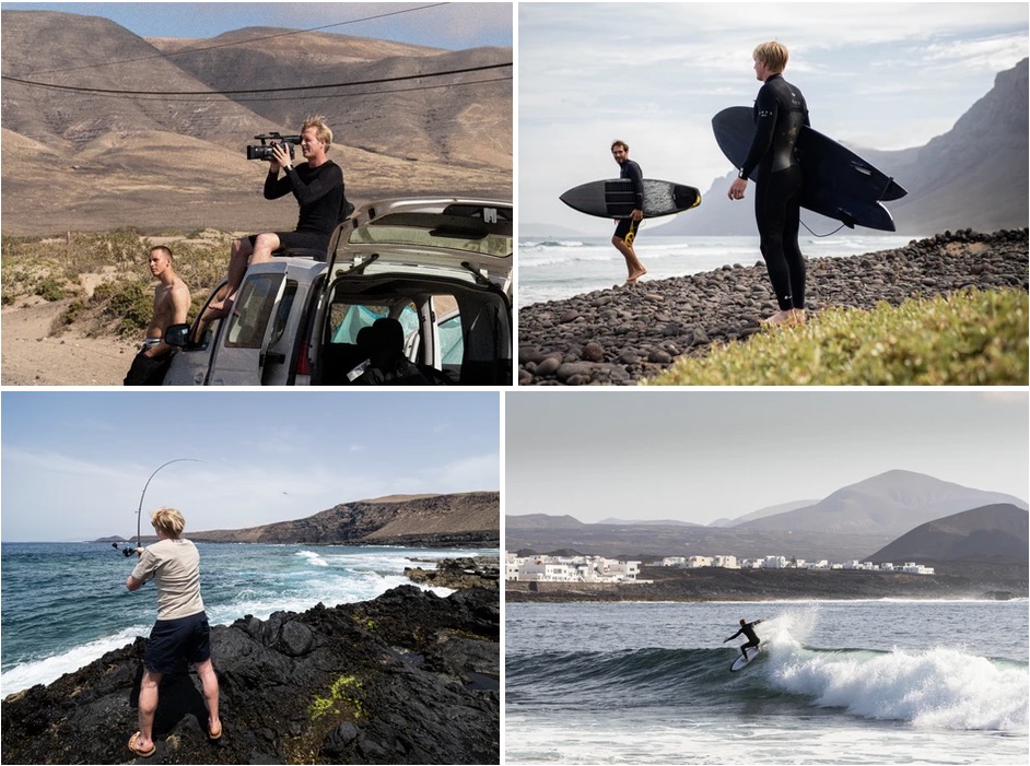 Photo of our kiters in various activities
