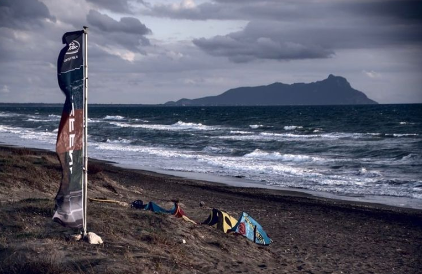 Mare di latina con kites
