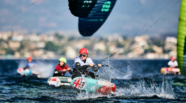 foto di racer di formula kite