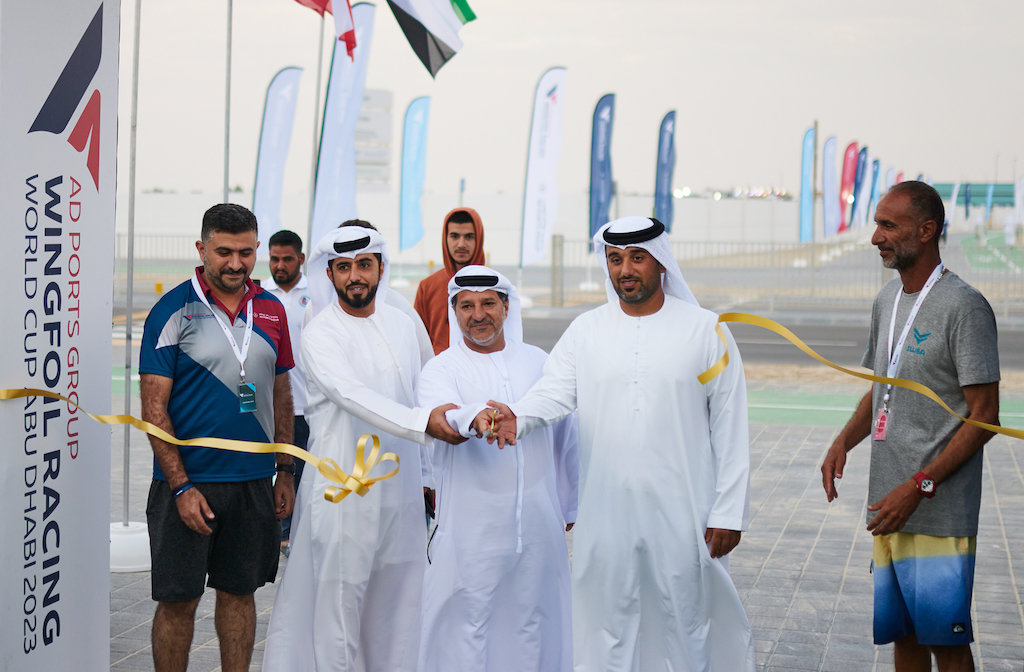 Foto dell'evento wingfoil world cup 2023 a Abu Dhabi © IWSA/ Robert Hajduk