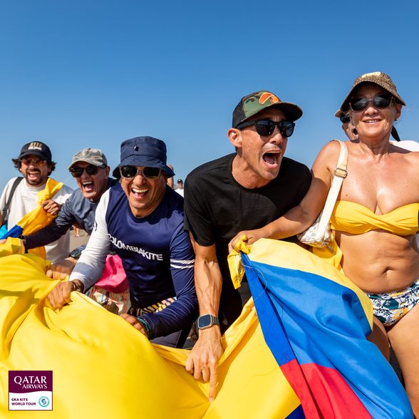 foto dell'evento del GKA Kite World Tour 2023 Colombia