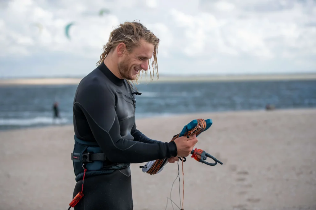 Giel Vlugt con barra Pilot