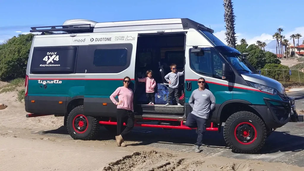 foto del Daily 4x4 Van Tigrotto e la famiglia di nuria