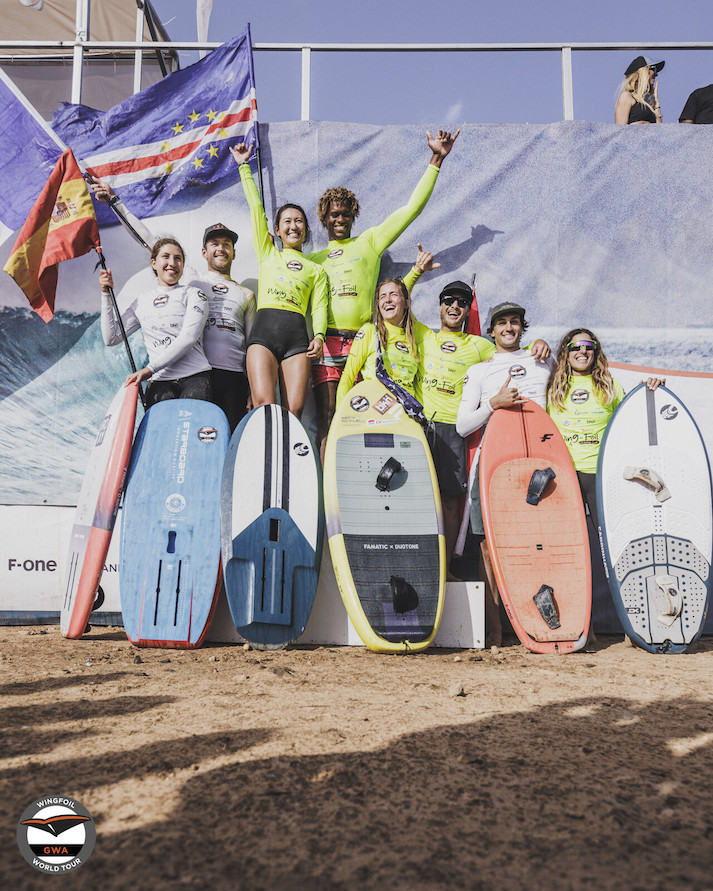 foto del gwa wingfoil world tour capo verde