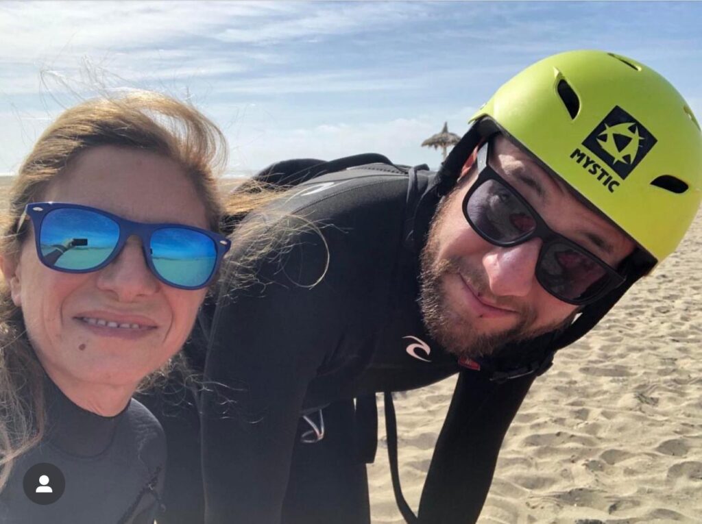 Foto di Antonella con collega