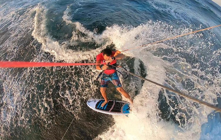 anzio kiteboard Foto di kitespot ad anzio