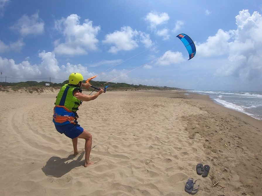 anzio kitesurf Foto di kitespot ad anzio