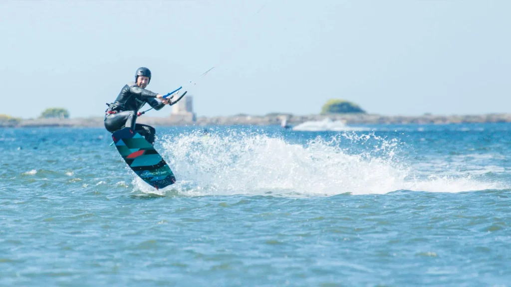foto di kiter a Lo Stagnone