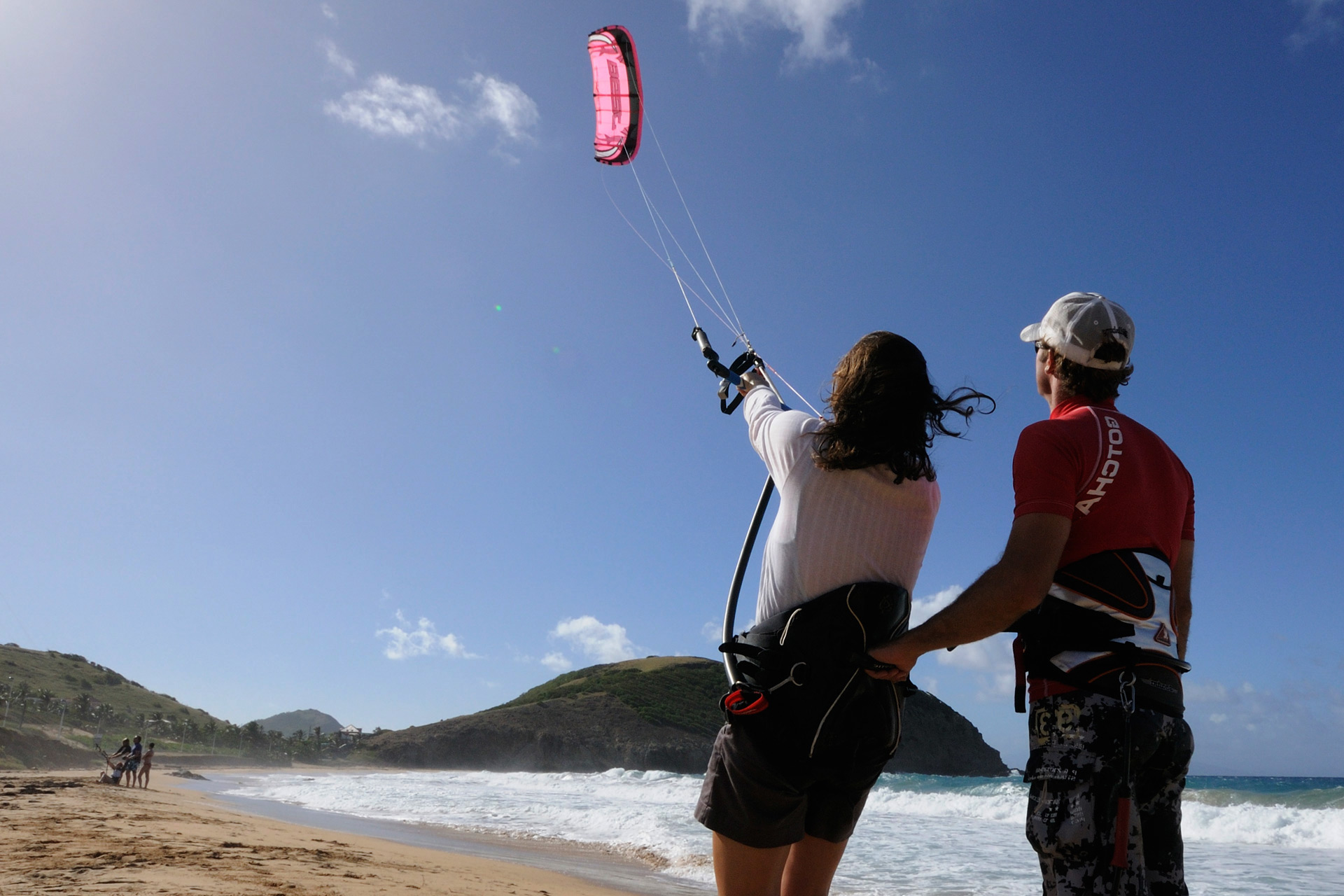 foto di kiter a fregene
