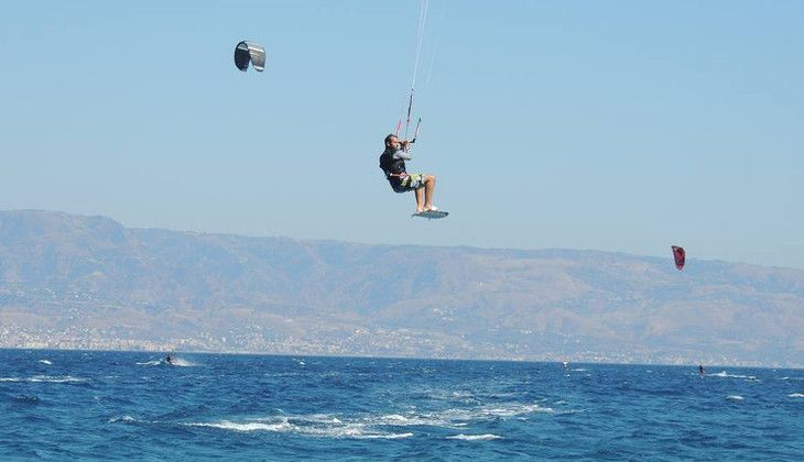 kitesurf messina Foto di Kiter a Messina