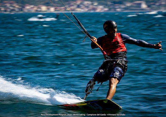 formula kite paraolimpico campione di formula kite paraolimpico