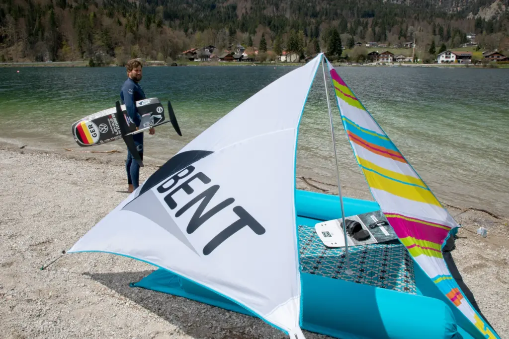 Florian Gruber bent kitesurf