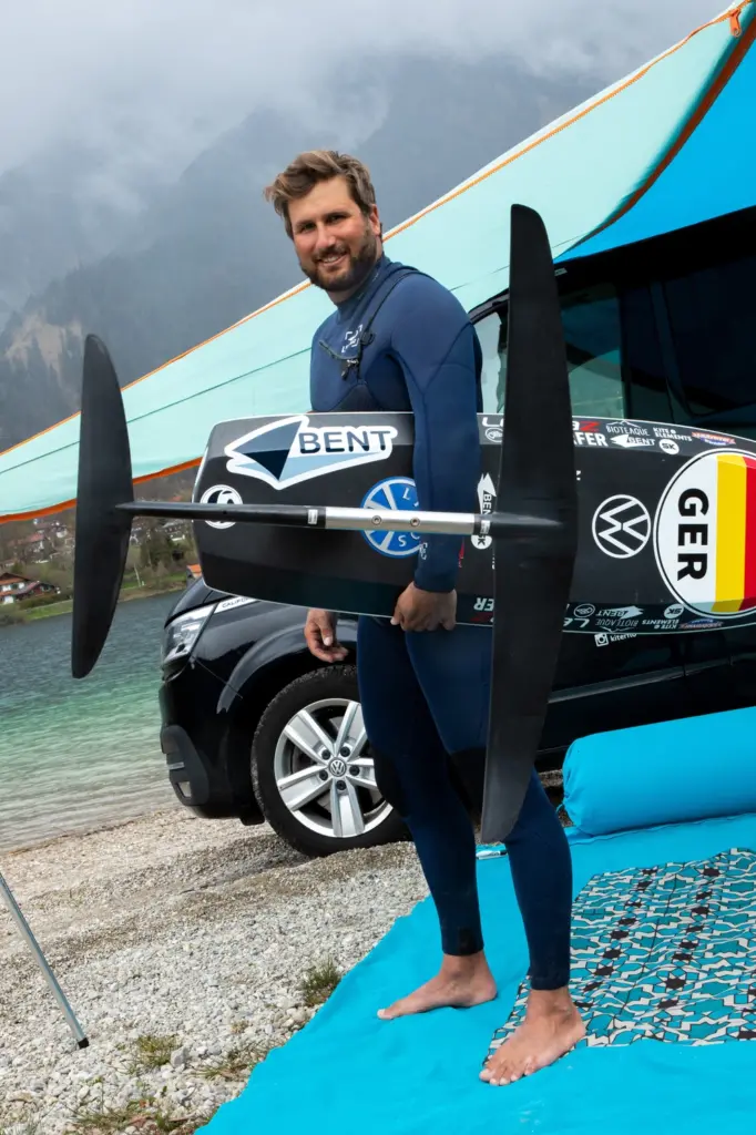 Florian Gruber bent kitesurf