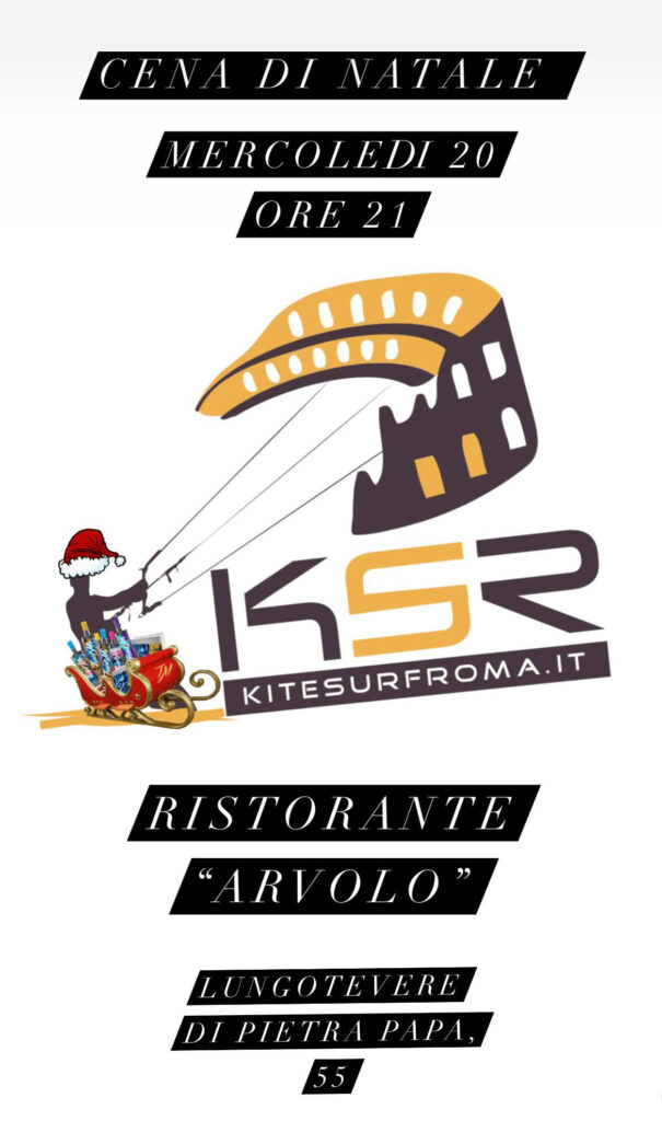 locandina kite surf roma