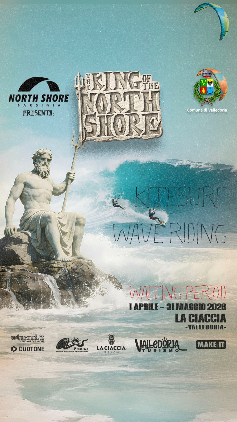 King of the North Shore 2026: La Ciaccia riporta il wave riding al centro del kitesurf italiano