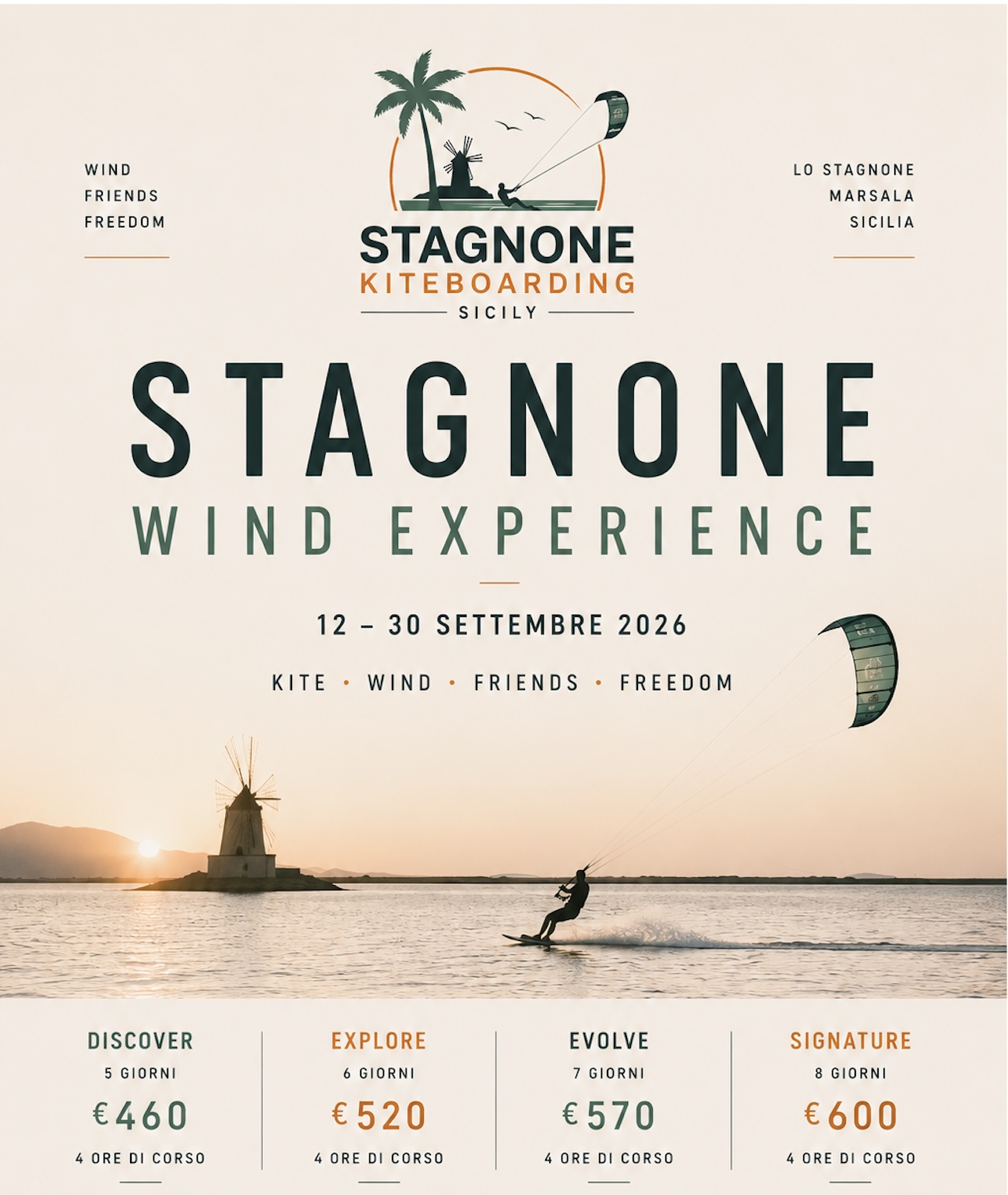 Stagnone Kitecamp Settembre 2026